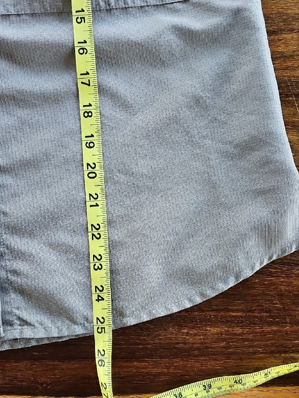 Seg'ments Sleeveless Utility Hiking Shirt Vent Back Trail Top Grey M - Picture 4 of 6